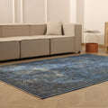 Vintage Isparta Turkish Area Rug 6x9 ft — Brown Floral