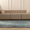 Vintage Isparta Turkish Area Rug 6x10 ft — Black & Gray Overdyed