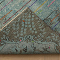 Vintage Isparta Turkish Area Rug 6x10 ft — Black & Gray Overdyed