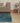Vintage Isparta Turkish Area Rug 5x7 ft — Blue Overdyed