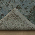 Vintage Isparta Turkish Area Rug 5x9 ft — Blue Overdyed (No. 40564)