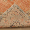 Vintage Isparta Turkish Area Rug 6x10 ft — Orange & Brown Floral (No. 40574)