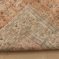 Vintage Isparta Turkish Area Rug 6x10 ft — Beige & Brown Floral (No. 40579)