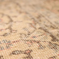 Vintage Isparta Turkish Area Rug 6x10 ft — Beige & Brown Floral