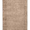 Vintage Isparta Turkish Area Rug 6x10 ft — Beige & Brown Floral