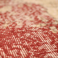 Vintage Isparta Turkish Area Rug 6x11 ft — Red & Beige Floral
