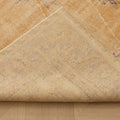 Vintage Manisa Turkish Area Rug 6x9 ft — Orange & Blue Distressed (No. 40666)