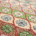 Vintage Isparta Turkish Area Rug 5x9 ft — Green & Beige Floral (No. 40669)