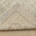 Vintage Manisa Turkish Area Rug 5x9 ft — Blue & White Overdyed (No. 40670)
