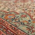 Vintage Isparta Turkish Area Rug 6x9 ft — Brown & Yellow Floral