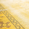 Vintage Manisa Turkish Area Rug 5x7 ft — Yellow Overdyed