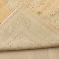 Vintage Manisa Turkish Area Rug 6x9 ft — Beige Floral (No. 40691)