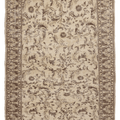Vintage Isparta Turkish Area Rug 6x10 ft — Orange & Brown Floral (No. 40694)