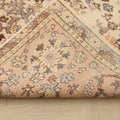 Vintage Isparta Turkish Area Rug 5x9 ft — Beige & Red Floral (No. 40695)