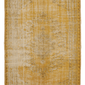 Vintage Manisa Turkish Area Rug 6x9 ft — Yellow Floral