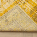 Vintage Manisa Turkish Area Rug 5x9 ft — Yellow Overdyed (No. 40717)