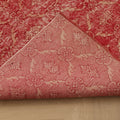 Vintage Isparta Turkish Area Rug 7x10 ft — Red Minimalist