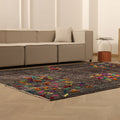 Vintage Isparta Turkish Area Rug 6x9 ft — Brown Distressed