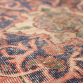 Vintage Isparta Turkish Area Rug 6x9 ft — Red & Blue Floral (No. 40811)