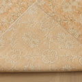 Vintage Isparta Turkish Area Rug 6x10 ft — Orange & Beige Floral (No. 40822)