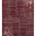 Vintage Isparta Turkish Area Rug 6x10 ft — Purple Overdyed