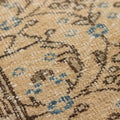 Vintage Isparta Turkish Area Rug 5x8 ft — Orange Floral