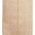 Vintage Muğla Turkish Area Rug 5x7 ft — Beige Floral
