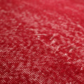 Vintage Isparta Turkish Area Rug 6x9 ft — Red Overdyed (No. 40889)