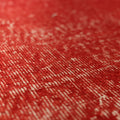 Vintage Isparta Turkish Area Rug 6x9 ft — Red Overdyed (No. 40892)