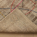 Vintage Manisa Turkish Area Rug 6x9 ft — Brown Distressed