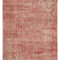 Vintage Isparta Turkish Area Rug 6x10 ft — Red Floral