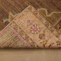 Vintage Kars Turkish Area Rug 6x10 ft — Brown & Beige Geometric