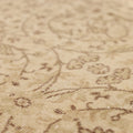 Vintage Isparta Turkish Area Rug 6x10 ft — Brown & Beige Floral (No. 40955)