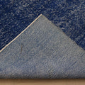 Vintage Isparta Turkish Area Rug 6x9 ft — Blue Overdyed (No. 40956)