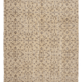 Vintage Isparta Turkish Area Rug 6x10 ft — Brown & Beige Floral (No. 40960)