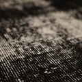 Vintage Isparta Turkish Area Rug 7x10 ft — Black Overdyed