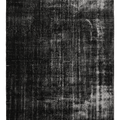 Vintage Isparta Turkish Area Rug 7x10 ft — Black Overdyed