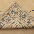 Vintage Isparta Turkish Area Rug 6x10 ft — Beige & Blue Floral (No. 41426)