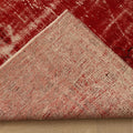 Vintage Manisa Turkish Area Rug 6x9 ft — Red Overdyed