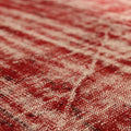 Vintage Manisa Turkish Area Rug 6x9 ft — Red Overdyed