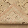 Vintage Isparta Turkish Area Rug 5x9 ft — Beige & Orange Floral (No. 41484)