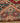 Vintage Muğla Turkish Area Rug 5x7 ft — Blue & Red Geometric