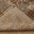 Vintage Isparta Turkish Area Rug 5x8 ft — Gray & Brown Distressed