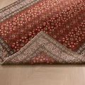 Vintage Kayseri Turkish Area Rug 4x7 ft — Red Floral