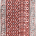Vintage Kayseri Turkish Area Rug 4x7 ft — Red Floral