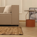 Vintage Kars Turkish Doormat 2x3 ft — Brown & Orange Floral