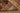 Vintage Turkish Doormat 2x2 ft — Brown & Beige Patchwork