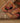 Vintage Turkish Doormat 2x2 ft — Brown & Red Stripped