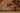 Vintage Turkish Doormat 2x2 ft — Brown & Red Stripped