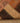 Vintage Turkish Doormat 2x2 ft — Orange & Brown Southwestern